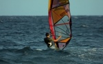 Evening windsurfing in El Medano 05-04-2013