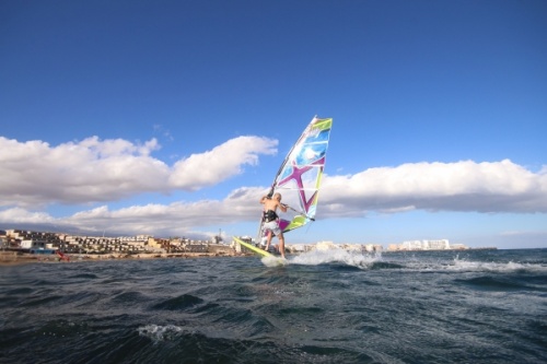 Freestyle 3style windsurfing in El Medano Tenerife SurfMedano 09-10-2018