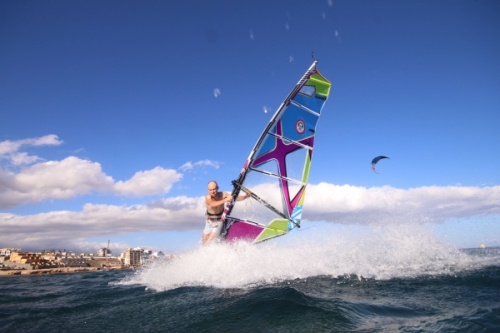 Freestyle 3style windsurfing in El Medano Tenerife SurfMedano 09-10-2018