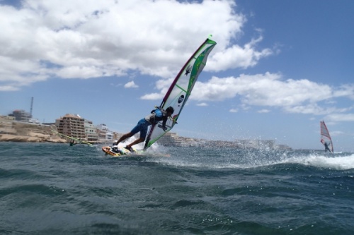 Fun freestyle 3style with south wind in El Medano 08-05-2016