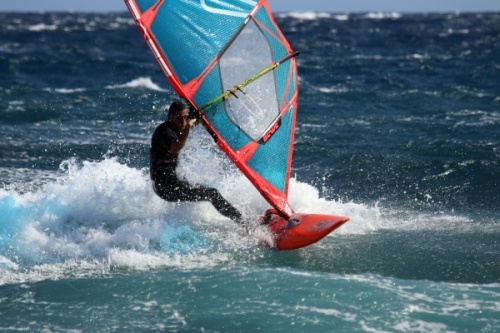 Kitesurfing at El Cabezo 25-11-2015