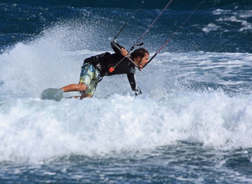 Kitesurfing El Cabezo 09-02-2012