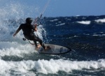 Kitesurfing El Medano Harbour Wall 22-01-2013