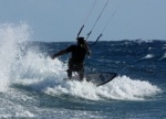 Kitesurfing El Medano Harbour Wall 22-01-2013