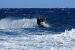 Kitesurfing El Medano Harbour Wall 22-01-2013