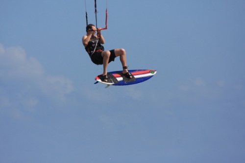 Kitesurfing in El Cabezo is great fun