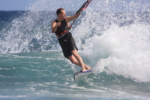 Kitesurfing in El Cabezo is great fun