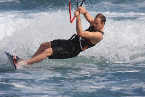 Kitesurfing in El Cabezo is great fun