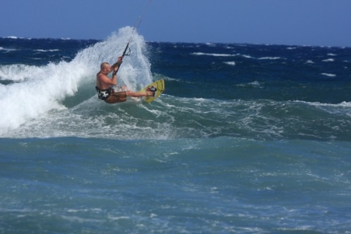 Kitesurfing in El Cabezo is great fun