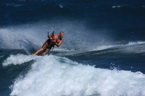 Kitesurfing in El Cabezo is great fun