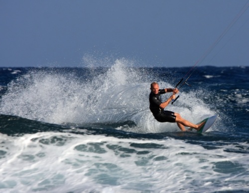 Kitesurfing in El Medano El Cabezo 12-11-2012