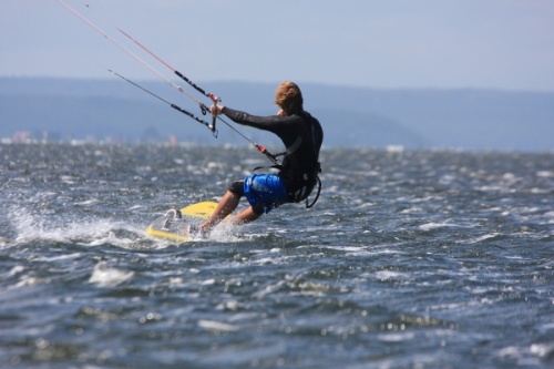 Kitesurfing is great fun