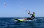 Kitesurfing kiterace in El Medano Tenerife 14-02-2014 with Andrzej Japa Ozog and Blazej Blasco Ozog