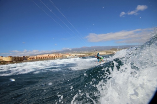 Mark Shinn, Shinnster and friends kitesurfing at El Cabezo 24-11-2015