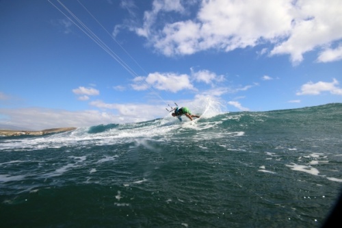 Mark Shinn, Shinnster and friends kitesurfing at El Cabezo 24-11-2015