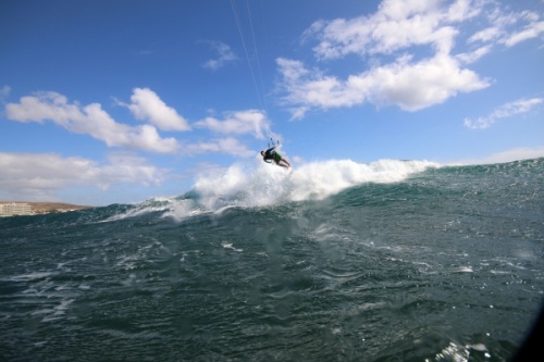 Mark Shinn, Shinnster and friends kitesurfing at El Cabezo 24-11-2015