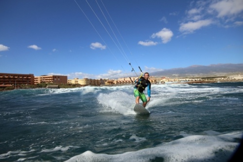 Mark Shinn, Shinnster and friends kitesurfing at El Cabezo 24-11-2015