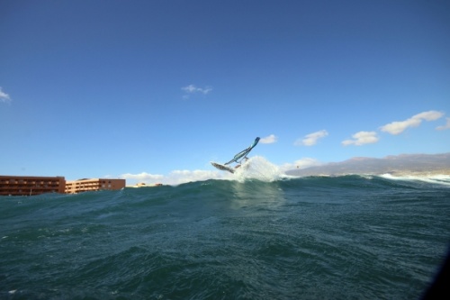 Mark Shinn, Shinnster and friends kitesurfing at El Cabezo 24-11-2015