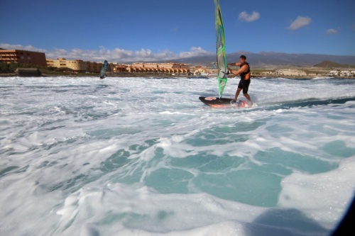 Mark Shinn, Shinnster and friends kitesurfing at El Cabezo 24-11-2015