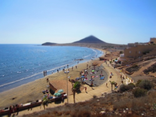 Playa Sur in El Medano