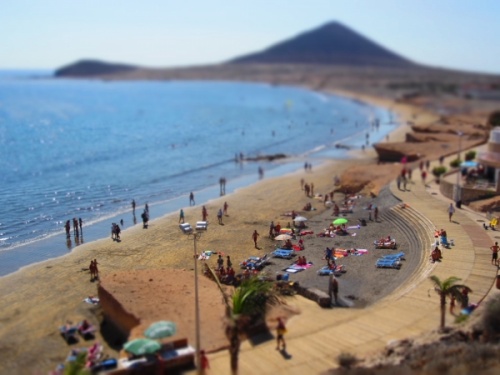 Playa Sur in El Medano