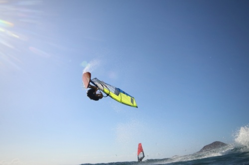 Sunday windsurfing at El Cabezo in El Medano 08-12-2019