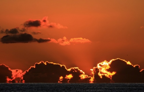 Sunrise - El Cabezo beach 25-01-2012