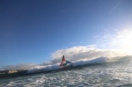 Sunrise wave windsurfing at El Cabezo in El Medano 26-01-2018