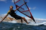Surfing, bodyboarding, kiteboarding and windsurfing 26-09-2013 on Tenerife