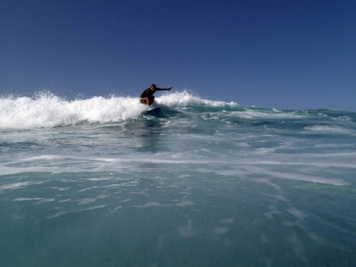 Surfing in Las Americas Derecha Izquierda El Conquistador Tenerife