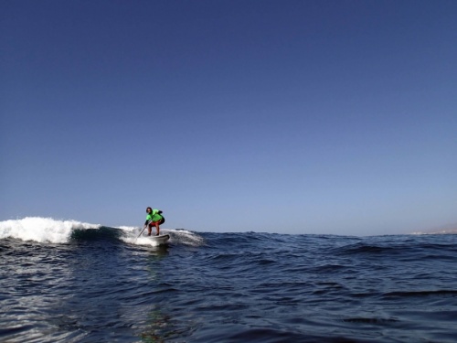 Surfing in Las Americas Derecha Izquierda El Conquistador Tenerife