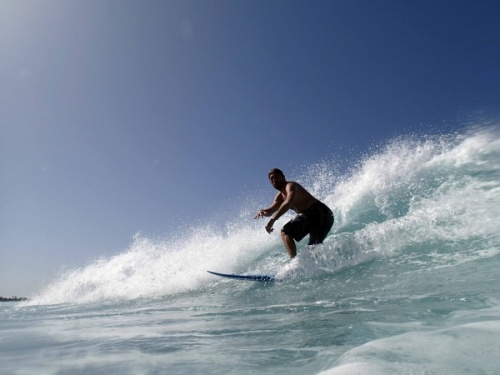 Surfing in Las Americas Derecha Izquierda El Conquistador Tenerife