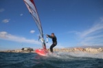 TWS new PRO slalom windsurfing toys at Playa Sur in El Medano Tenerife 04-12-2017