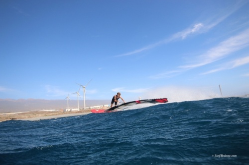 TWS Pro Slalom Training 30 knots wind El Medano Tenerife 18-01-2020