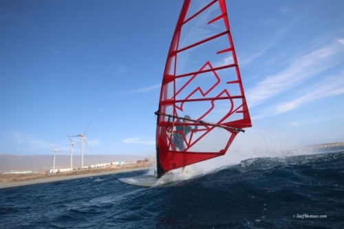 TWS Pro Slalom Training 30 knots wind El Medano Tenerife 18-01-2020