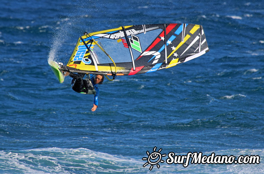 POINT-7 Black Team testing SWAG, SPY, SALT, SPLASH sails in El Medano Tenerife 14-03-2015 