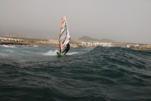 Wave ripping at El Cabezo in El Medano Tenerife 11-01-2015