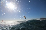 Wave windsurfing at El Cabezo in El Medano 02-01-2018