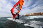Wave windsurfing at El Cabezo in El Medano 07-02-2016