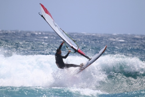 Wave windsurfing at El Cabezo in El Medano 13-05-2018