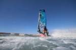 Wave windsurfing at El Cabezo in El Medano 13-12-2017