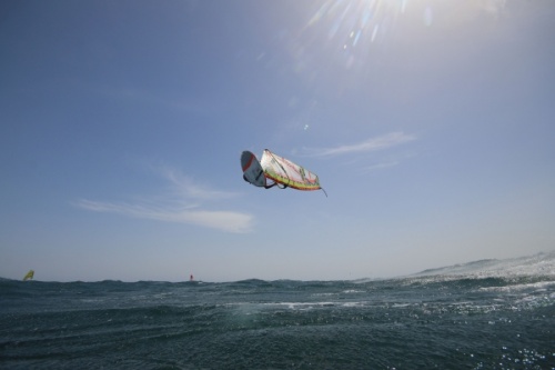 Wave windsurfing at El Cabezo in El Medano 31-03-2017