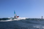 Wave windsurfing at El Cabezo in El Medano Tenerife 02-02-2019