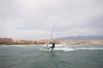 Wave windsurfing at El Cabezo in El Medano Tenerife 02-11-2020