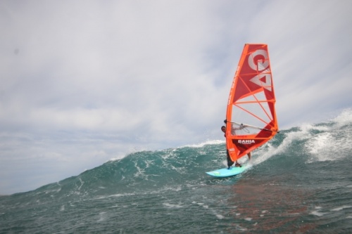 Wave windsurfing at El Cabezo in El Medano Tenerife 02-11-2020