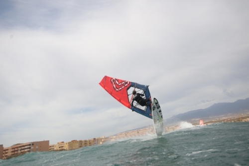 Wave windsurfing at El Cabezo in El Medano Tenerife 02-11-2020