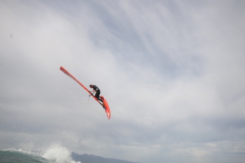 Wave windsurfing at El Cabezo in El Medano Tenerife 02-11-2020