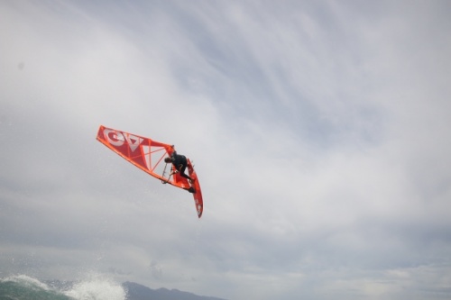 Wave windsurfing at El Cabezo in El Medano Tenerife 02-11-2020