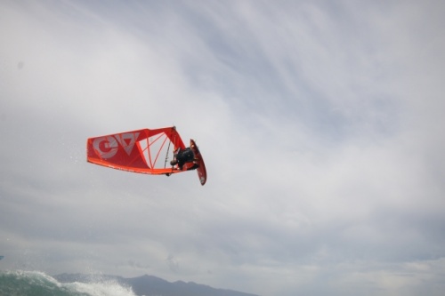 Wave windsurfing at El Cabezo in El Medano Tenerife 02-11-2020