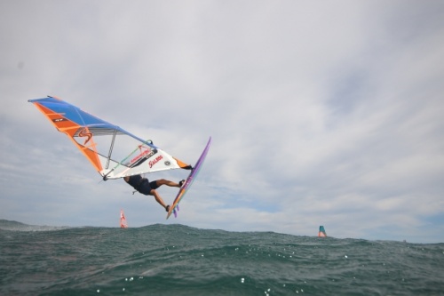 Wave windsurfing at El Cabezo in El Medano Tenerife 02-11-2020